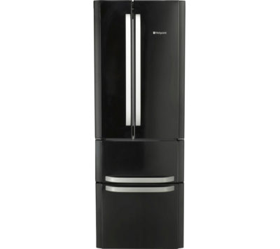 HOTPOINT Quadrio Combi FFU4DK Fridge Freezer - Black HOTPOINT Quadrio Combi FFU4DK Fridge Freezer - Black